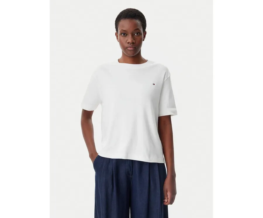 obrazek 1 Tommy Hilfiger T-Shirt Modern Cody WW0WW46158 Écru Relaxed Fit