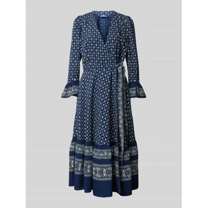 Zdjęcie Sukienka kopertowa z wiązanym paskiem