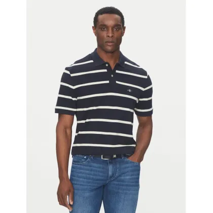 Zdjęcie Gant Polo 2014022 Granatowy Regular Fit