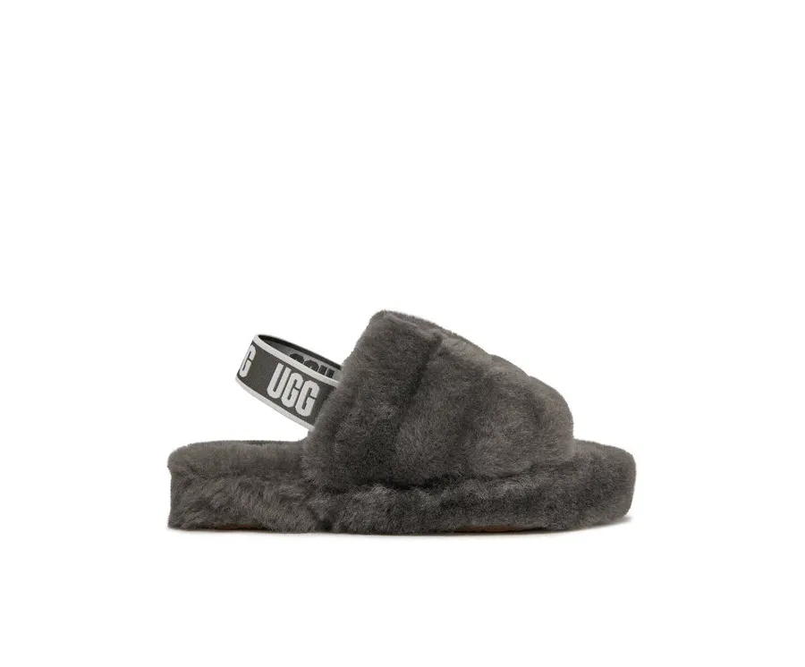 obrazek 1 Ugg Kapcie K Fluff Yeah Slide 1098494K Szary