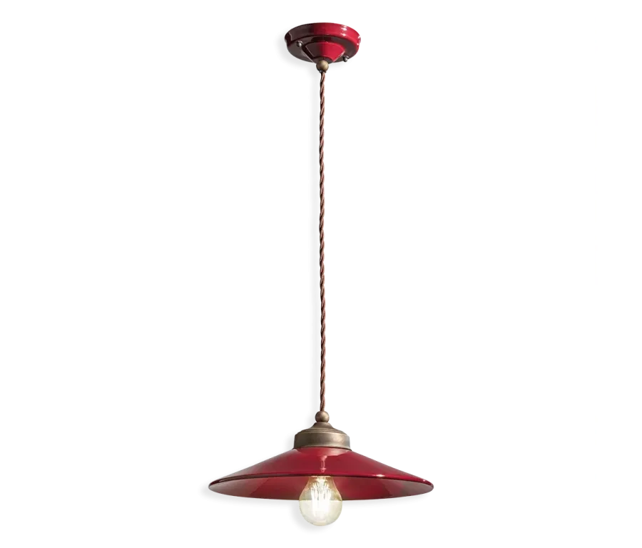 obrazek 5 Włoska wisząca lampa sufitowa retro