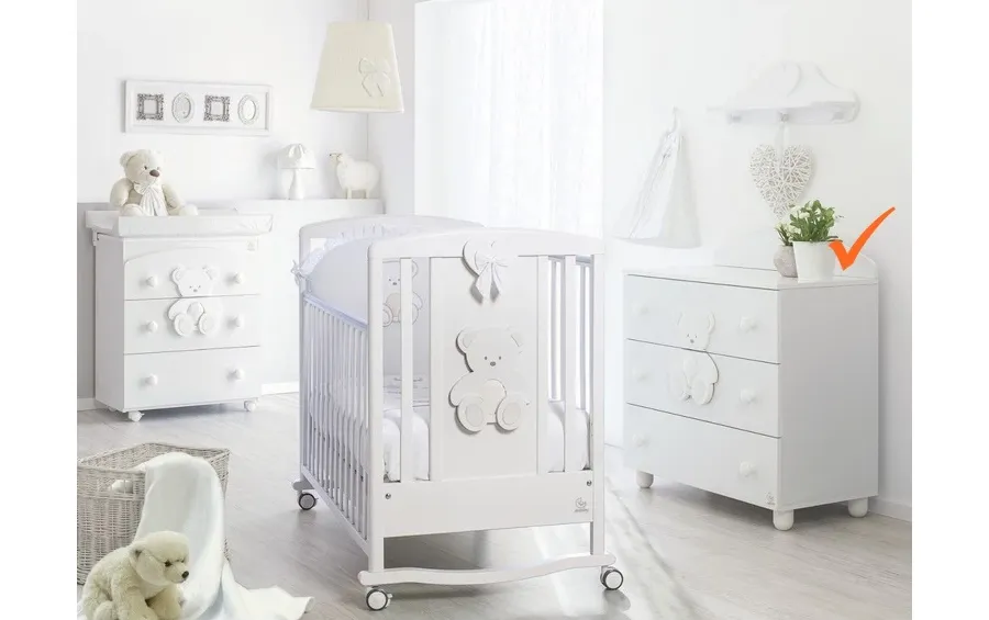 obrazek 1 Atrakcyjna komoda w kolorze bieli - Italbaby