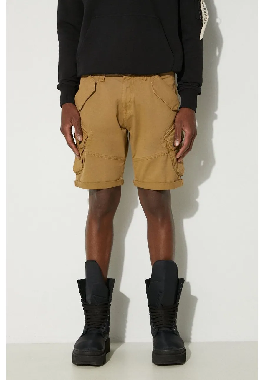 obrazek 1 Alpha Industries szorty Combat męskie kolor beżowy 116210.13-BEZOWY