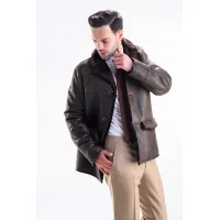 Picture Natural men's coat made of lambskin - A&A Vesa