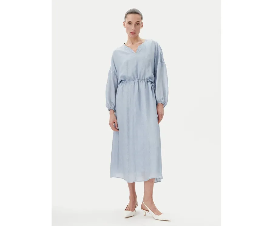 obrazek 1 Bruuns Bazaar Sukienka letnia Sinapsis Cata BBW4441 Niebieski Loose Fit