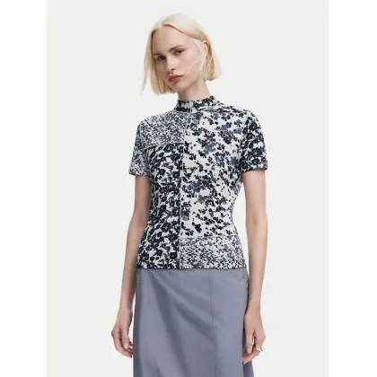 Zdjęcie Desigual Bluzka Patchy 24WWTK99 Czarny Slim Fit