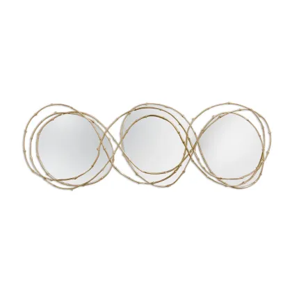 Zdjęcie Lustro – tryptyk z trzema łukami z mosiądzu - Ginger & Jagger