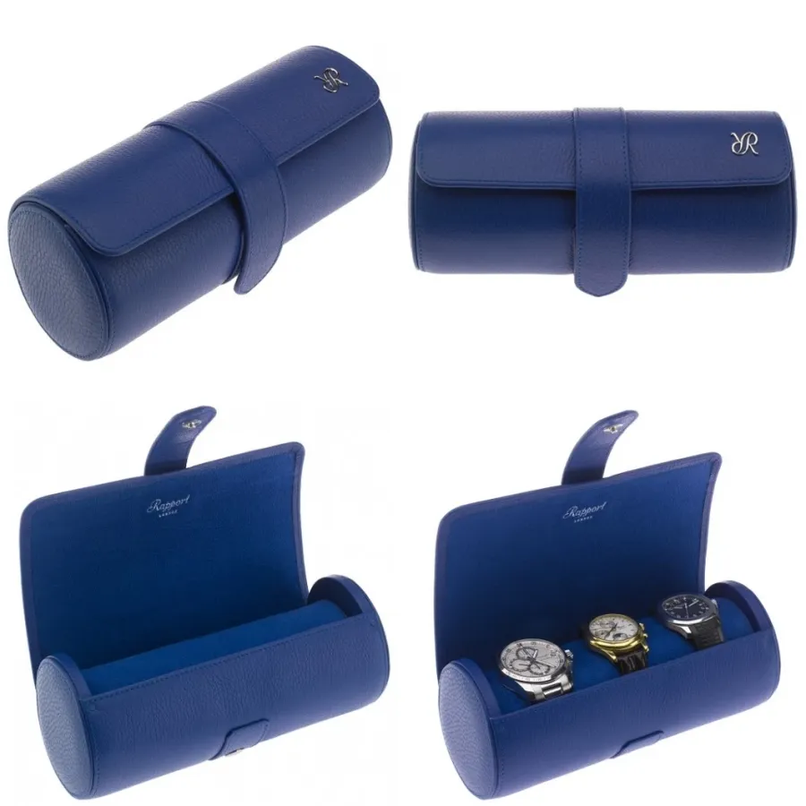 picture 2 Prestigious leather case for 3 watches in various colours - Luxury Products