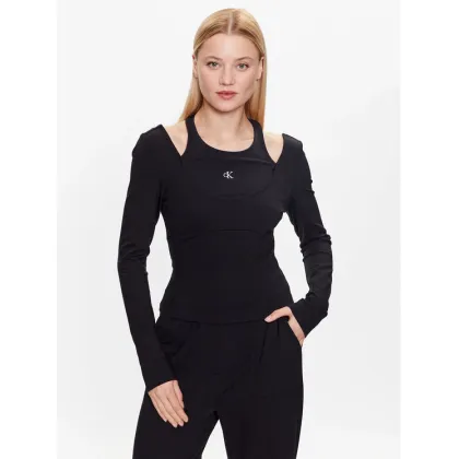 Zdjęcie Calvin Klein Jeans Bluzka J20J221416 Czarny Slim Fit