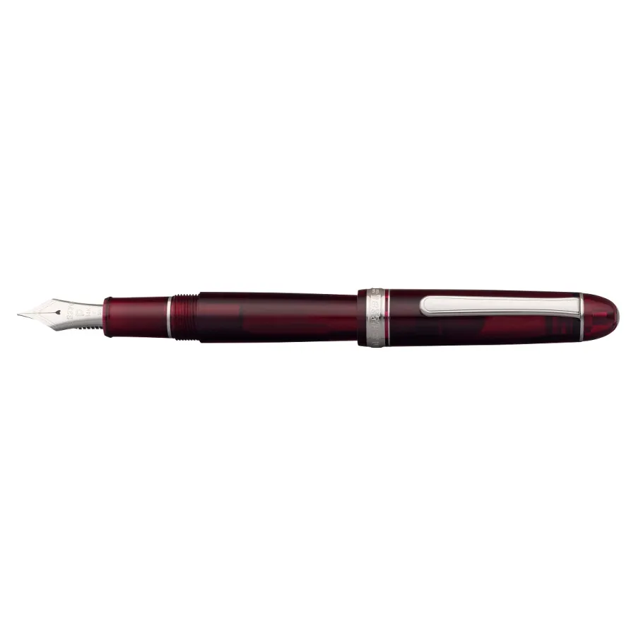 obrazek 1 Wyjątkowe pióro wieczne Platinum 3776 Century Rhodium Bourgogne C