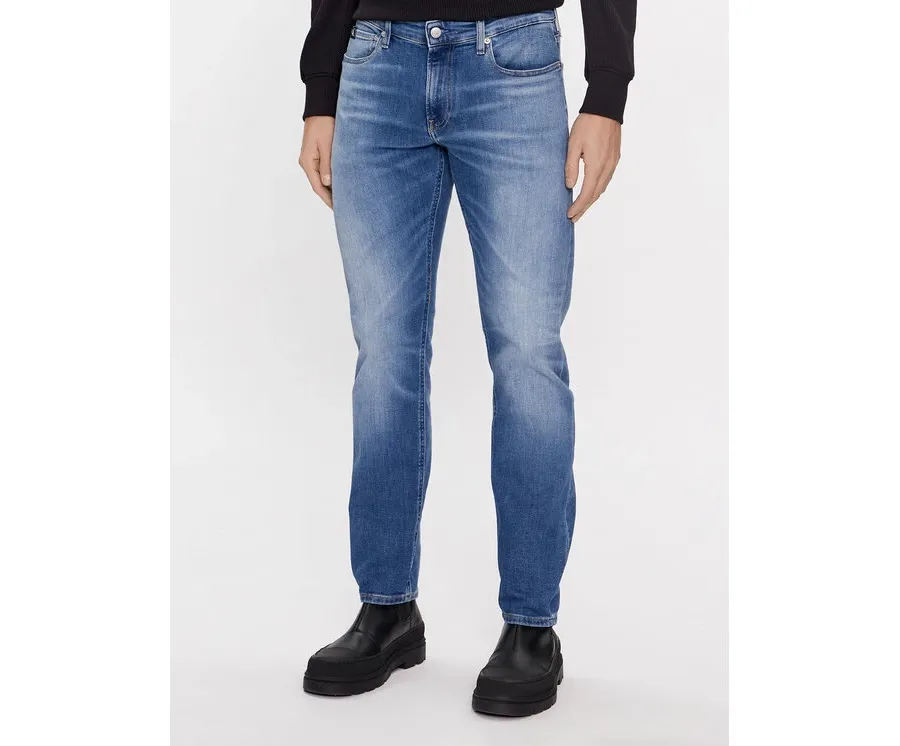 obrazek 1 Calvin Klein Jeans Jeansy J30J323685 Niebieski Slim Fit