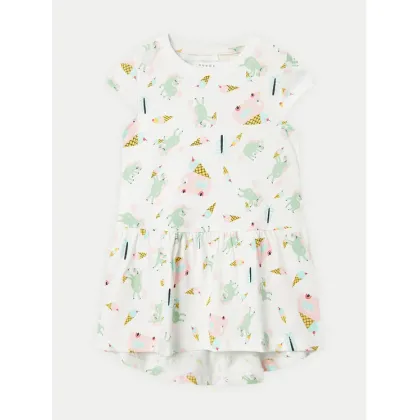 Zdjęcie NAME IT Sukienka codzienna Vigga 13215107 Biały Regular Fit