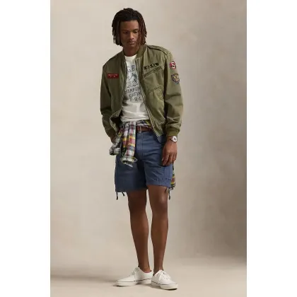 Zdjęcie Polo Ralph Lauren szorty bawełniane Cargo męskie kolor niebieski 710963362