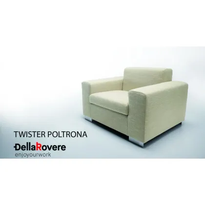 Zdjęcie Designerski fotel Twister do oryginalnych wnętrz