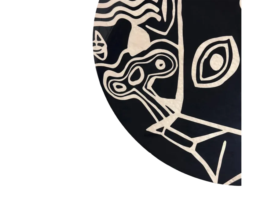 obrazek 4 Niepowtarzalny okrągły stół w stylu art deco