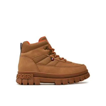 Zdjęcie Tommy Hilfiger Trzewiki Lace-Up Bootie T3X5-33707-1492 S Brązowy