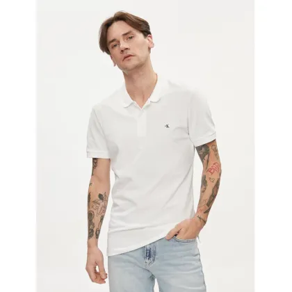 Zdjęcie Calvin Klein Jeans Polo Embro Badge J30J325269 Biały Slim Fit