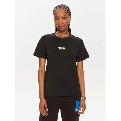 Zdjęcie KARL LAGERFELD T-Shirt 245W1717 Czarny Regular Fit