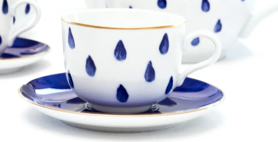 obrazek 3 Ekskluzywna zastawa z portugalskiej porcelany dla 12 osób - Porcel