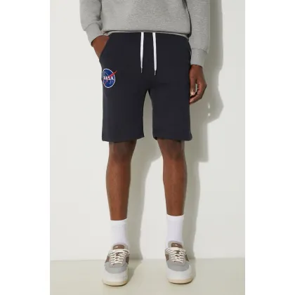 Zdjęcie Alpha Industries szorty męskie kolor granatowy 116362.07-GRANATOWY