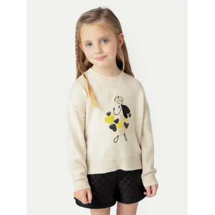 Zdjęcie Mayoral Sweter 4359 Beżowy Regular Fit