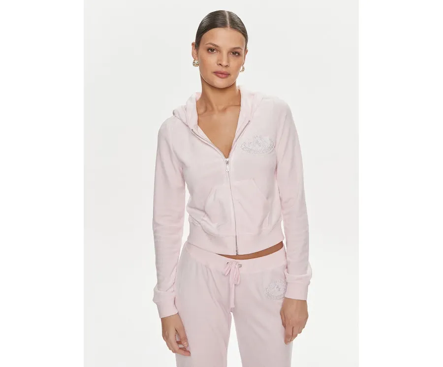 obrazek 1 Juicy Couture Bluza Heritage Dog JCBAS223813 Różowy Slim Fit