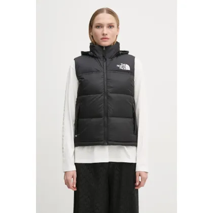 Zdjęcie The North Face bezrękawnik 1996 RETRO NUPTSE VEST damski kolor czarny zimowy NF0A3XEPLE41