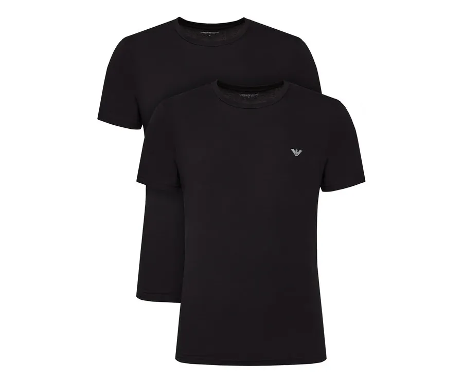 obrazek 1 Emporio Armani Underwear Komplet 2 t-shirtów EM000391 AF10776 MC005 Czarny Regular Fit