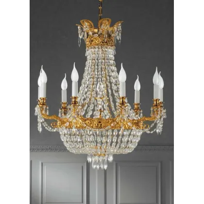Zdjęcie Wyjątkowy żyrandol kryształowy do prestiżowych wnętrz