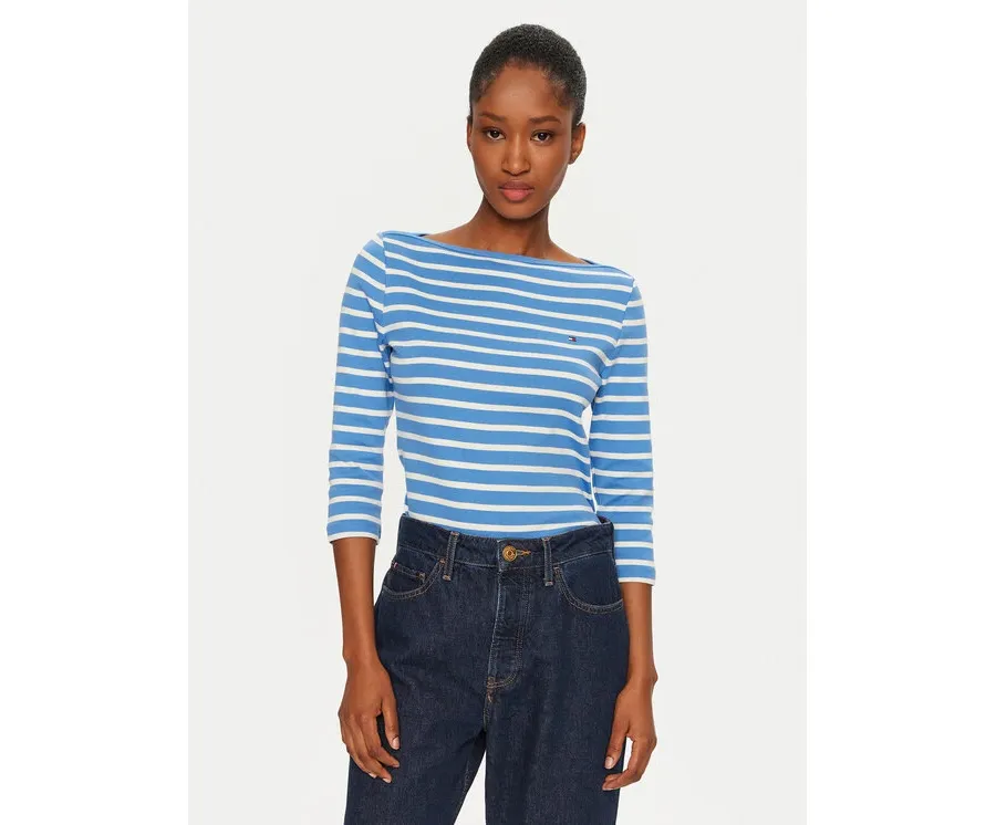 obrazek 1 Tommy Hilfiger Bluzka New Cody WW0WW40589 Niebieski Slim Fit