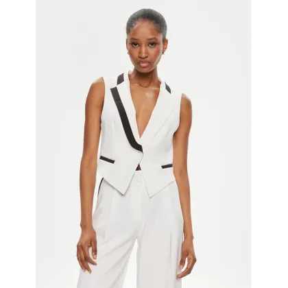 Zdjęcie Maryley Kamizelka 24EB805/43BN Biały Regular Fit