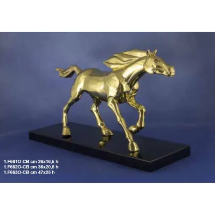 Zdjęcie Stylowy model statuetki konia jako ozdoba do domu - ArtBe