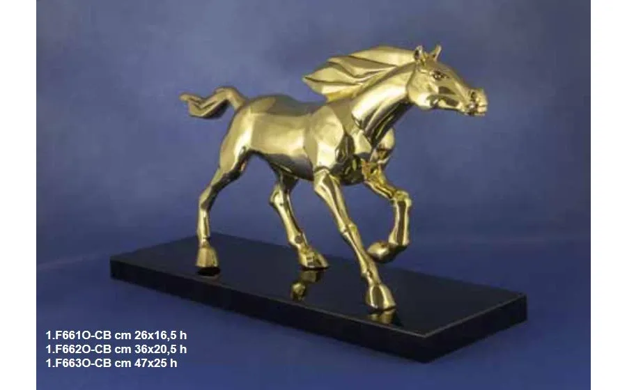 obrazek 1 Stylowy model statuetki konia jako ozdoba do domu - ArtBe