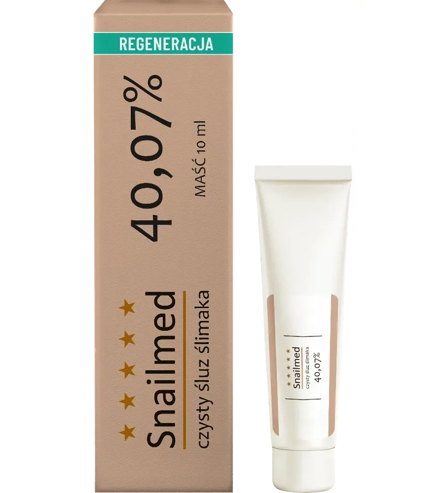 obrazek 1 Snailmed Regeneracyjna maść ze śluzem ślimaka na blizny i poparzenia, 30 ml 10 ml