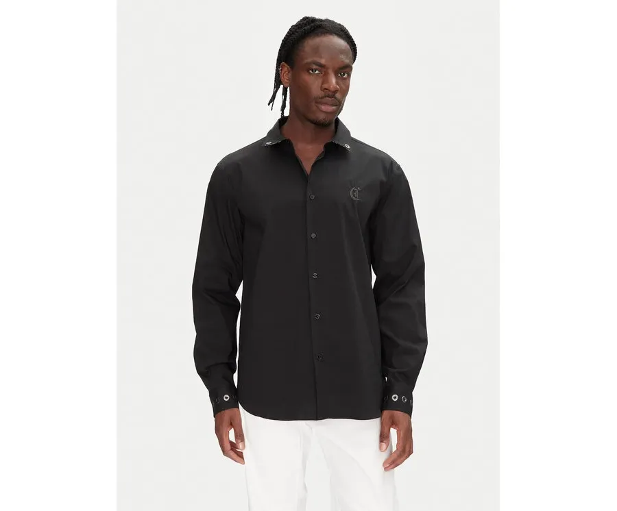 obrazek 1 Just Cavalli Koszula 78OAL2A0 Czarny Relaxed Fit
