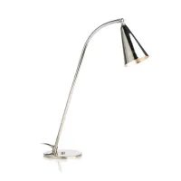 Picture A unique metal lamp with an adjustable lampshade