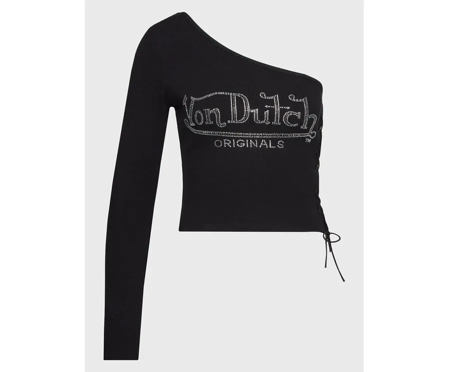 obrazek 1 Von Dutch Bluzka Avery 6224026 Czarny Regular Fit