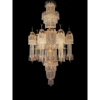 Zdjęcie Kryształowa lampa ścienna do luksusowego wnętrza