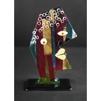 Zdjęcie Abstrakcyjny pop-art Picasso w szkle Murano
