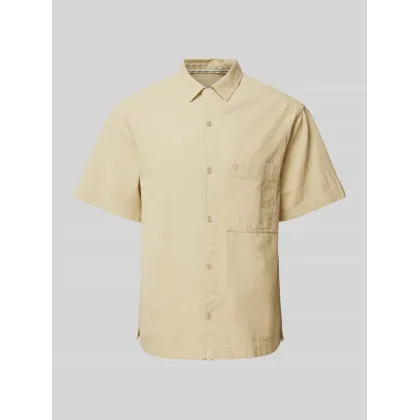 Zdjęcie Koszula casualowa o kroju regular fit z kieszenią na piersi