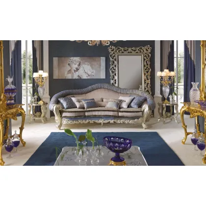 Zdjęcie Piękna stylowa trzyosobowa sofa - Morello Gianpaolo