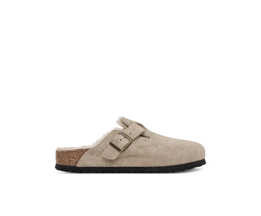 obrazek 1 Birkenstock Klapki Boston Shearling 1028299 Beżowy