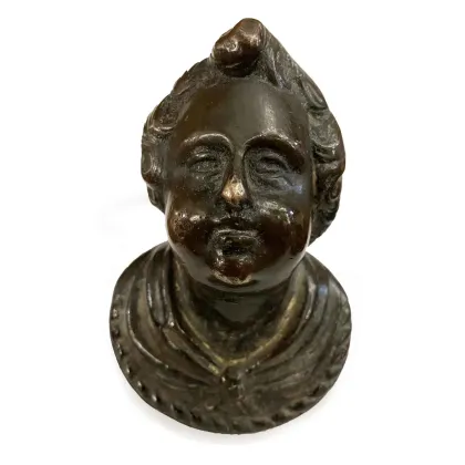 Picture Elegant bronze bust from the 17th century