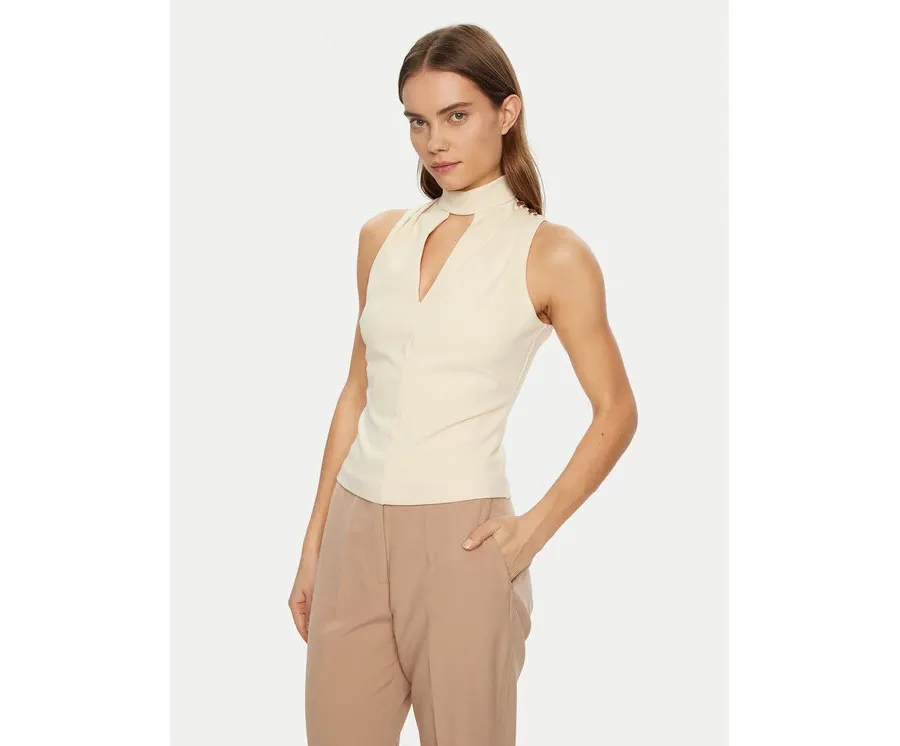 obrazek 1 Guess Bluzka W5RP05 KCBO2 Écru Regular Fit