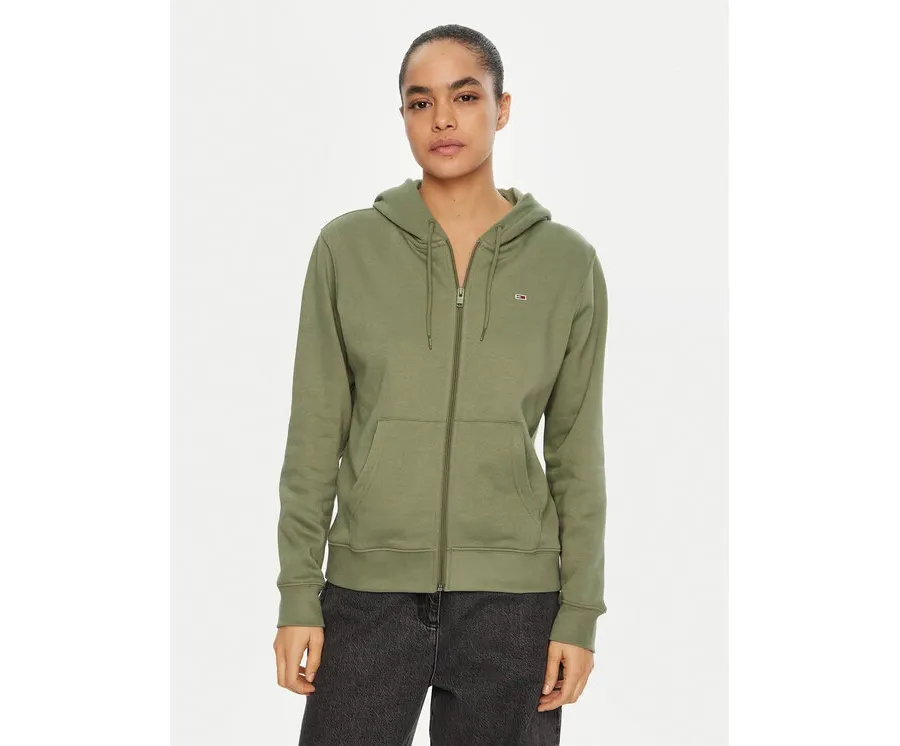 obrazek 1 Tommy Jeans Bluza Flag DW0DW19729 Zielony Regular Fit