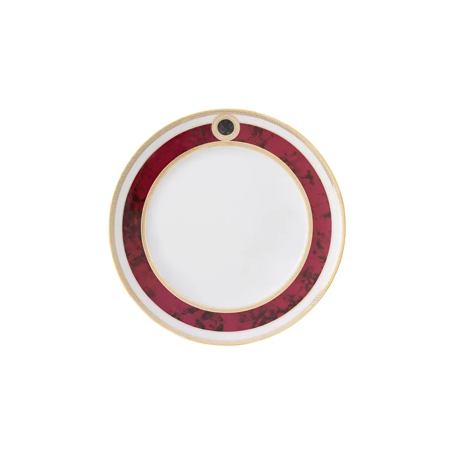 obrazek 1 Stylowy porcelanowy talerz deserowy z kolekcji Detail - Porcel