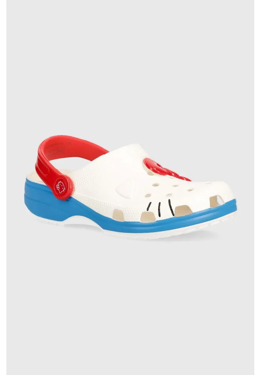 obrazek 1 Crocs klapki Hello Kitty IAM Classic Clog damskie kolor biały 209438