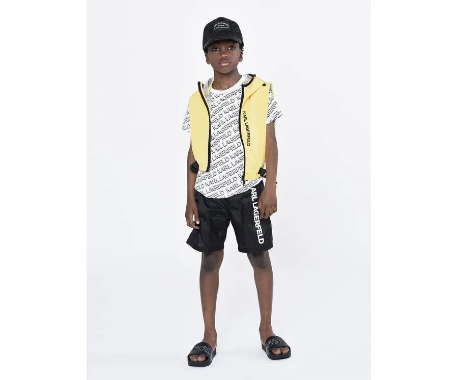 obrazek 1 Karl Lagerfeld Kids T-Shirt Z25395 S Biały Regular Fit