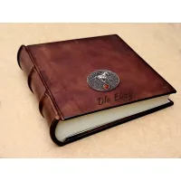 Picture A unique engraved gift - a leather album for horse lovers