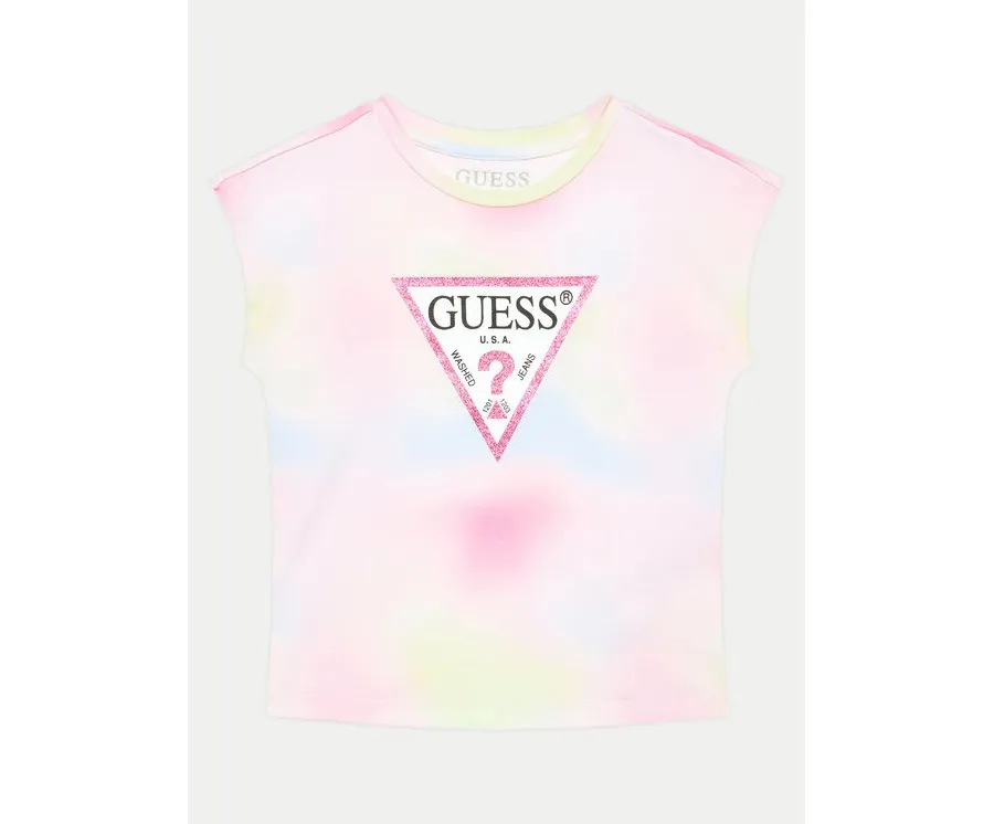 obrazek 1 Guess T-Shirt K4YI09 K6YW3 Kolorowy Boxy Fit
